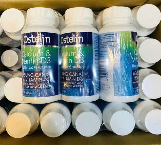Viên uống Ostelin Calcium & Vitamin D3 - Tăng cường & Phát triển hệ xương/răng/cơ bắp - Ngăn ngừa loãng xương [SP Chuẩn Úc]