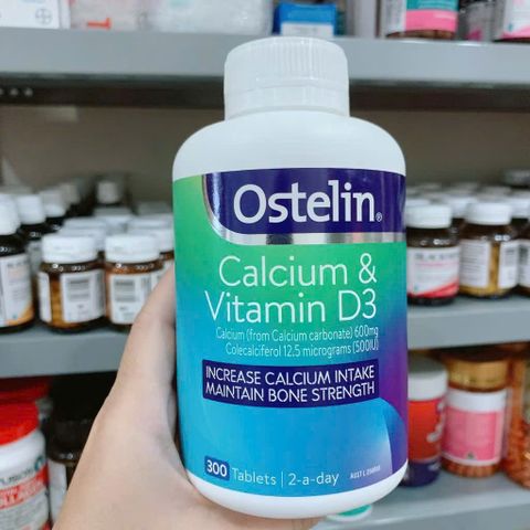 Viên uống Ostelin Calcium & Vitamin D3 - Tăng cường & Phát triển hệ xương/răng/cơ bắp - Ngăn ngừa loãng xương [SP Chuẩn Úc]