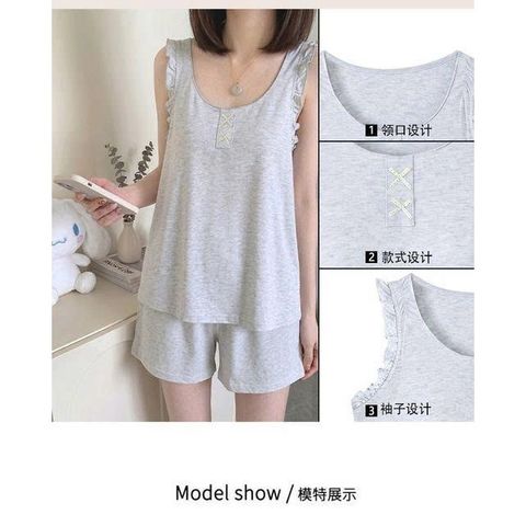 Bộ đồ ngủ, bộ đồ mặc nhà dành cho nữ có miếng đệm ngực cực mát mẻ