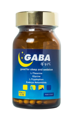 Viên uống hỗ trợ giảm các triệuu chứngg mất ngủ, khó ngủ, giấc ngủ không sâu, giảm lo lắng Gaba Jpanwell (60 viên)