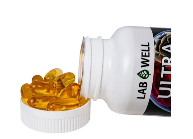 Viên uống bổ não, tốt cho mắt và tim mạch Ultra Brain Lab Well (60 viên)