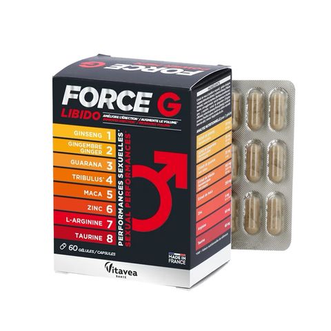 Hỗ trợ sinh lực nam Force G Libido Pháp 60 viên