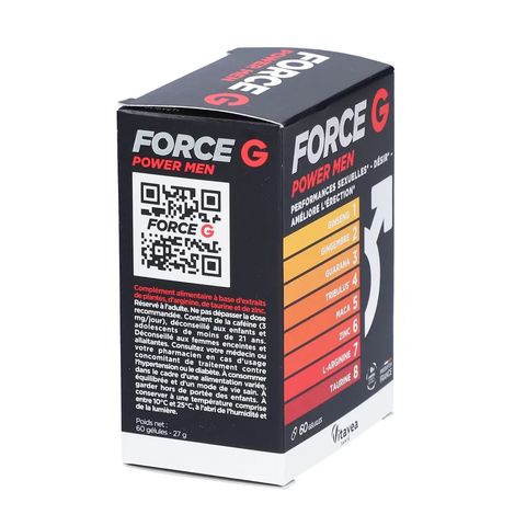 Hỗ trợ sinh lực nam Force G Libido Pháp 60 viên