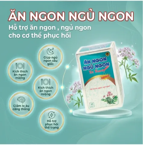 Viên uống hỗ trợ ăn ngon ngủ ngon Ăn Ngon Ngủ Ngon Tat Thanh (30 viên)