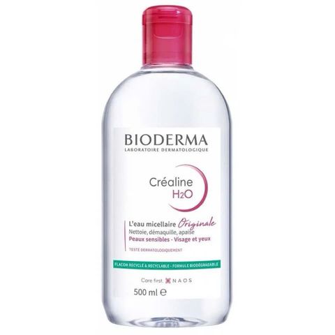 Nước Tẩy Trang BiodermaCrealine H2O Solution Micellaire- Tẩy trang da dầu da khô 100ml-500ml 784363
