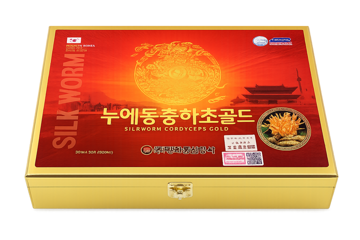 Nước Đông Trùng Hạ Thảo Cao Cấp Kang Hwa Han Health Hàn Quốc - 60 Gói Tăng Cường Sức Khỏe Gan, Tim Mạch, Phổi, Chống Mệt Mỏi