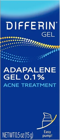 D,,. iff... eri ..n Acne Treatment Gel, 30 Day Supply, Retinoid Treatment for Face with 0.1% , Gentle Skin Care for Acne Prone Sensitive Skin, 15g Pump (Packaging May Vary)