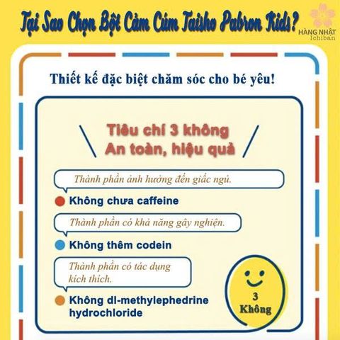 Bột hỗ trợ cảm cúm cho bé Chó Mèo Pabron Kids 1-10 tuổi 12 gói