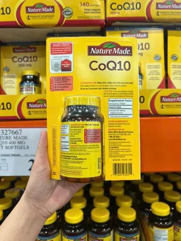 Nature Made CoQ10 200 mg viên nang mềm hỗ trợ tim mạch 140 viên