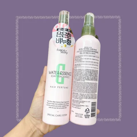 Xịt dưỡng tóc và tạo kiểu hương nước hoa Welcos Fragrance Hàn Quốc 252ml
