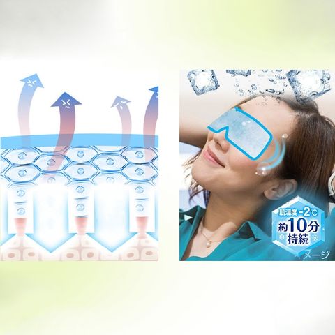 Mặt nạ massage mắt Kobayashi Cooling Eye Mask thư giãn đôi mắt Nhật Bản 5 miếng