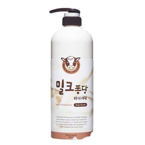 Sữa tắm sữa Bò trắng da Milk Pongdang Body Shower dưỡng ẩm, min da Hàn Quốc 1000ml