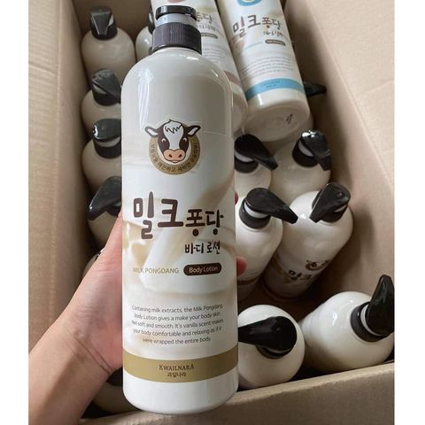 Sữa tắm sữa Bò trắng da Milk Pongdang Body Shower dưỡng ẩm, min da Hàn Quốc 1000ml