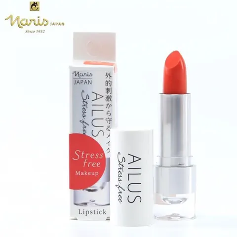Son lì mịn môi Naris Ailus Stress Free Listick Nhật Bản 4g