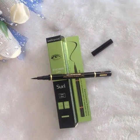 Viết kẻ mí mắt Hàn Quốc siêu mảnh không trôi, không lem Suri Waterproof Eyeliner Pen