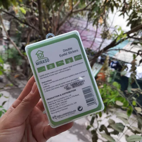 Cuộn dán kích mí lưới Miraso tự nhiên giúp đôi mắt to tròn 300 cặp