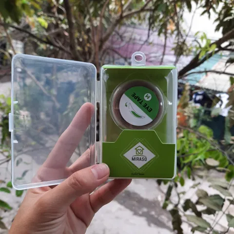 Cuộn dán kích mí lưới Miraso tự nhiên giúp đôi mắt to tròn 300 cặp