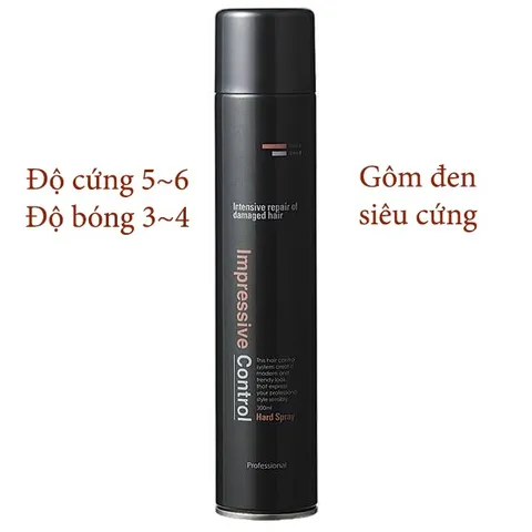 Gôm xịt tạo kiểu tóc xoăn, giữ nếp lâu và không bết dính Mugens Hard Spray Hàn Quốc 300ml