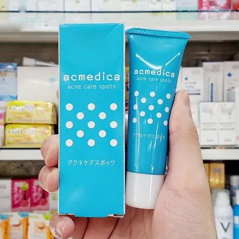 Gel ngừa mụn, ngăn ngừa sẹo thâm Naris Acmedica Acne Care Spots Nhật Bản 25g