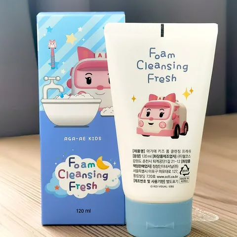 Sữa rửa mặt trẻ em POLI Foam Cleansing Fresh Hàn Quốc làm sạch da mặt dịu nhẹ, không gây kích ứng