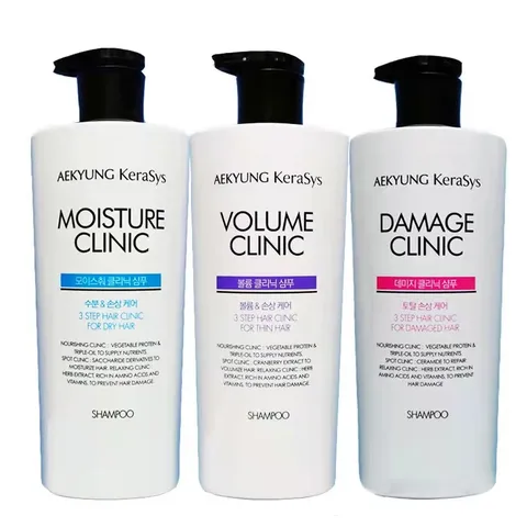 Dầu Gội Xả Cao Cấp Phục Hồi Độ Bóng Cho Tóc Hư Tổn Kerasys Damage Clinic Hàn Quốc 600ml