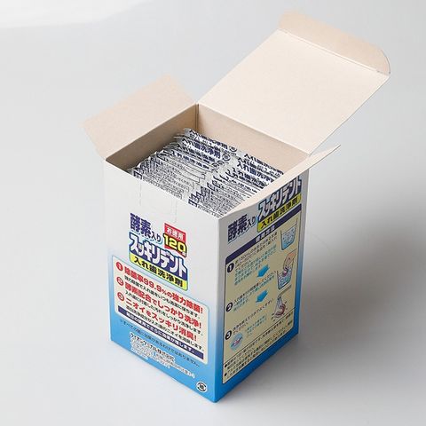 Hộp 120 viên vệ sinh hàm răng giả, khay niềng răng Nhật Bản