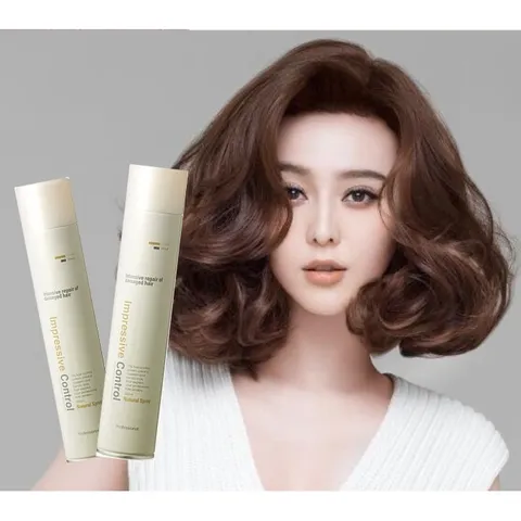 Gôm xịt tóc cứng tạo kiểu tóc xoăn bồng bềnh, không bết dính giữ nếp 8h Mugens Hàn Quốc 300ml