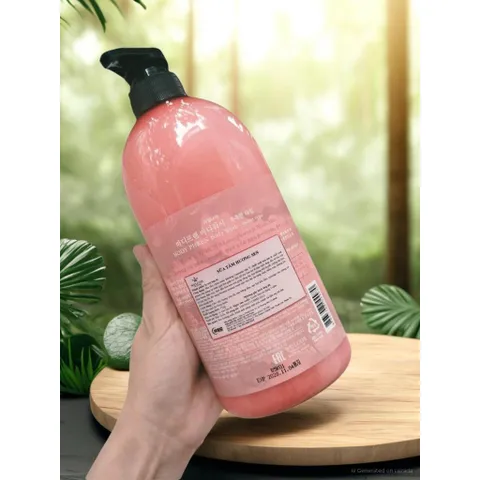 Sữa tắm hương sen Hàn Quốc Welcos Lotus Flower White Milk 750ml