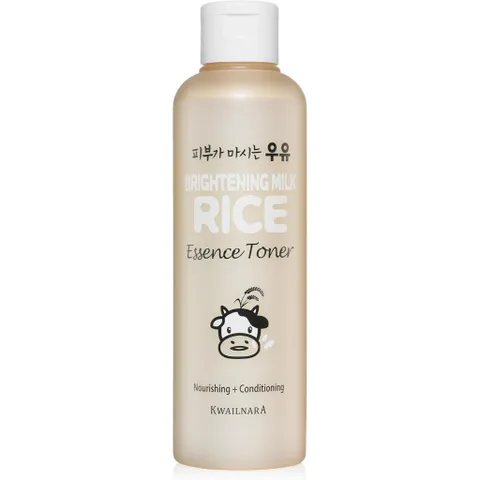 Nước hoa hồng dưỡng ẩm và làm sáng da Kwailnara Brightening Milk Rice Essence Toner Hàn Quốc 200ml