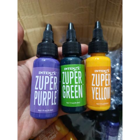 Màu Mực Xăm trên da tattoo Intenze Chính Hãng Mỹ 30ml