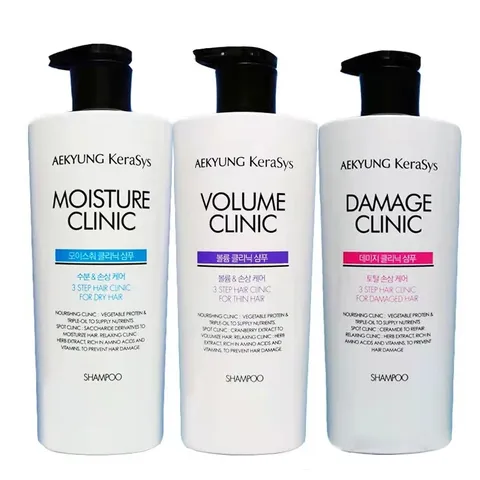 Dầu Gội/ Xả Ốc Sên Giúp Tóc Thơm và Mềm Mượt Kerasys Damage Clinic 600ml - Cải thiện tóc hiệu quả
