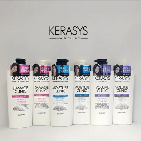Dầu Gội/ Xả Ốc Sên Giúp Tóc Thơm và Mềm Mượt Kerasys Damage Clinic 600ml - Cải thiện tóc hiệu quả