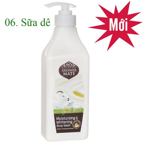Sữa tắm trà xanh Showermate Body Nature Green Tea làm sạch, dưỡng ẩm mềm da Hàn Quốc 550ml