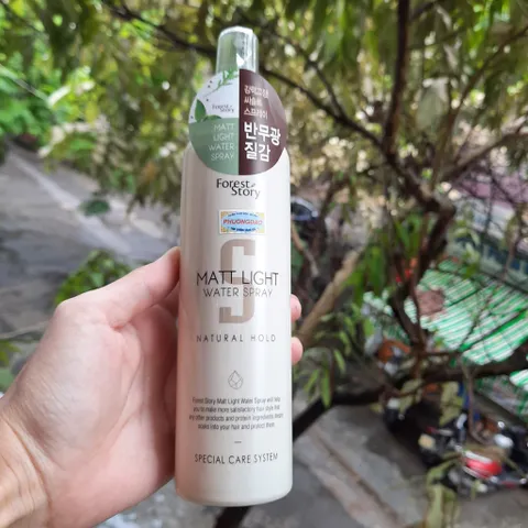 Keo xịt tóc tạo kiểu tóc mềm Welcos Matt Light Hàn Quốc 252ml