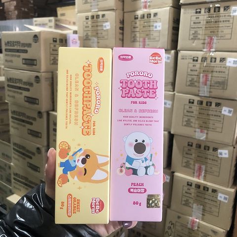 Kem đánh răng trẻ em Pororo Toothpaste For Kids Hàn Quốc 80g