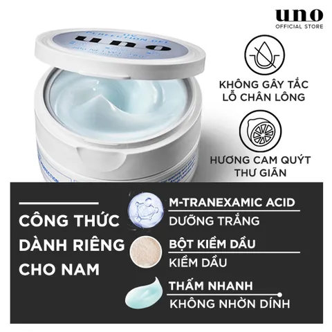 Kem dưỡng da Uno All In One Cream Perfection kiểm soát bã nhờn, chống lão hóa Nhật Bản 90g