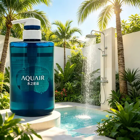 Dầu gội nam giúp sạch gàu hương nước hoa Aquair Shampoo Nhật Bản 400ml