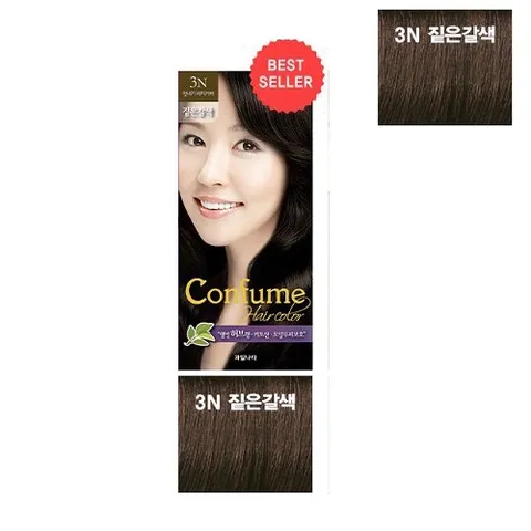 Thuốc nhuộm tóc phủ bạc thời trang lên màu nhanh, không mùi khó chịu Welcos Confume Hair Color