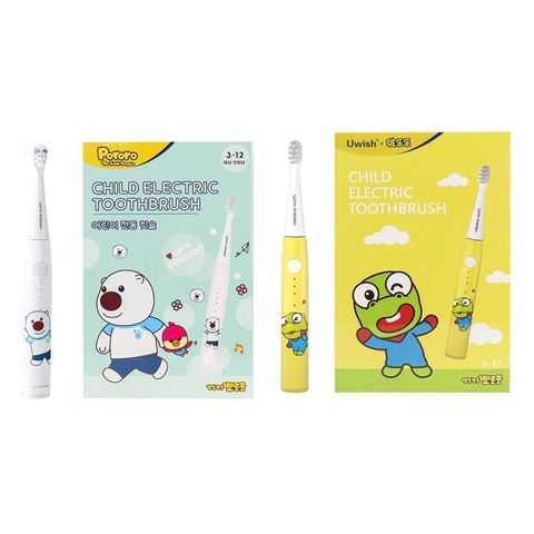 Bàn chải điện sóng âm cho bé Pororo Kids Hàn Quốc loại bỏ mảng bám trên răng hiệu quả