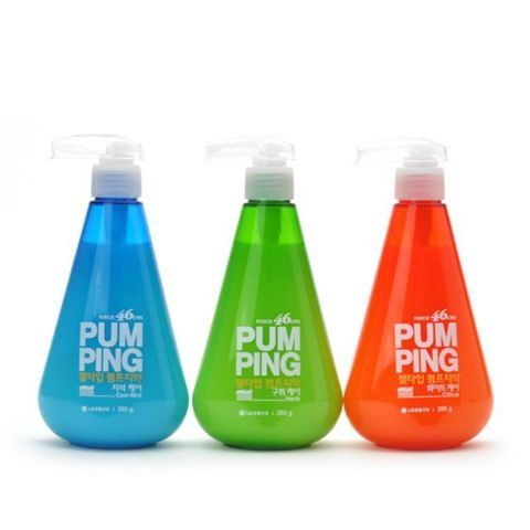Kem đánh răng trắng răng, thơm miệng Pumping Perioe Citrus Hàn Quốc 285g
