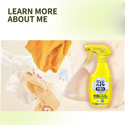 Chai xịt tẩy sạch vết bẩn cứng đầu quần áo giày dép Kao PRO Nhật Bản 300ml