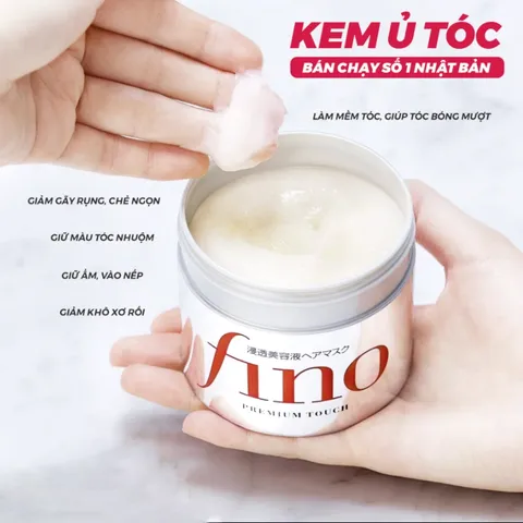 Kem ủ tóc cao cấp Fino phục hồi hư tổn Premium Touch Nhật Bản 230g