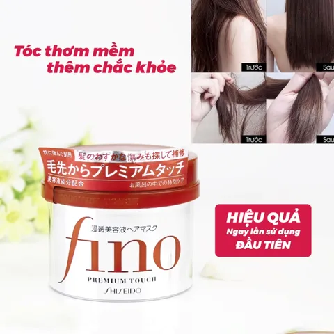 Kem ủ tóc cao cấp Fino phục hồi hư tổn Premium Touch Nhật Bản 230g