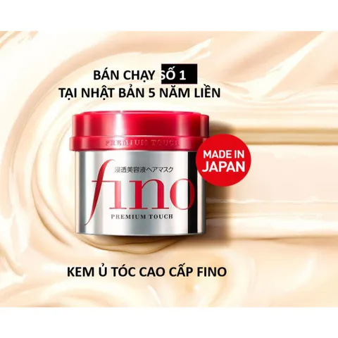 Kem ủ tóc cao cấp Fino phục hồi hư tổn Premium Touch Nhật Bản 230g