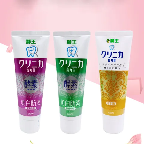 Kem đánh răng Lion Clinica mint ngừa sâu răng Nhật Bản 130g