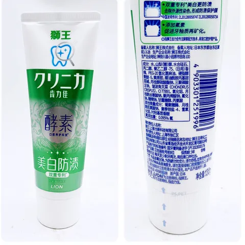 Kem đánh răng Lion Clinica mint ngừa sâu răng Nhật Bản 130g