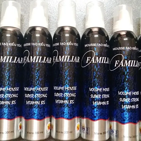 Mousse Tạo Kiểu Tóc Familiar Giữ Nếp Mạnh 250ml