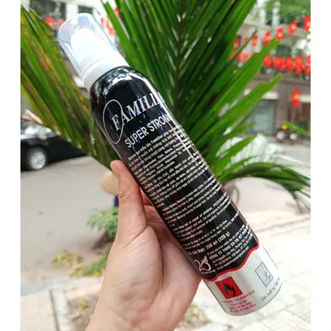Mousse Tạo Kiểu Tóc Familiar Giữ Nếp Mạnh 250ml