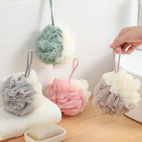 Combo 3 Bông Tắm Tròn  Lưới Mềm Mại, Kì Cọ Sạch Kem Tẩy Da Chết, Siêu Tạo Bọt