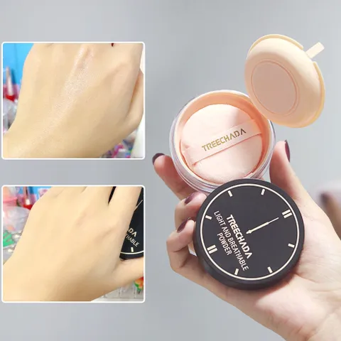 Phấn phủ Treechada Kiềm dầu chống thấm nước lâu trôi mềm mịn nhẹ nhàng Thái Lan 12g
